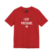Eustress Athletics I EAT PRESSURE™ unisex athletic graphic tee product view