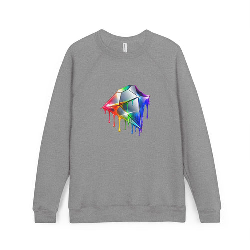 Eustress Diamond Performance Raglan Sweatshirt - Athletic Heather